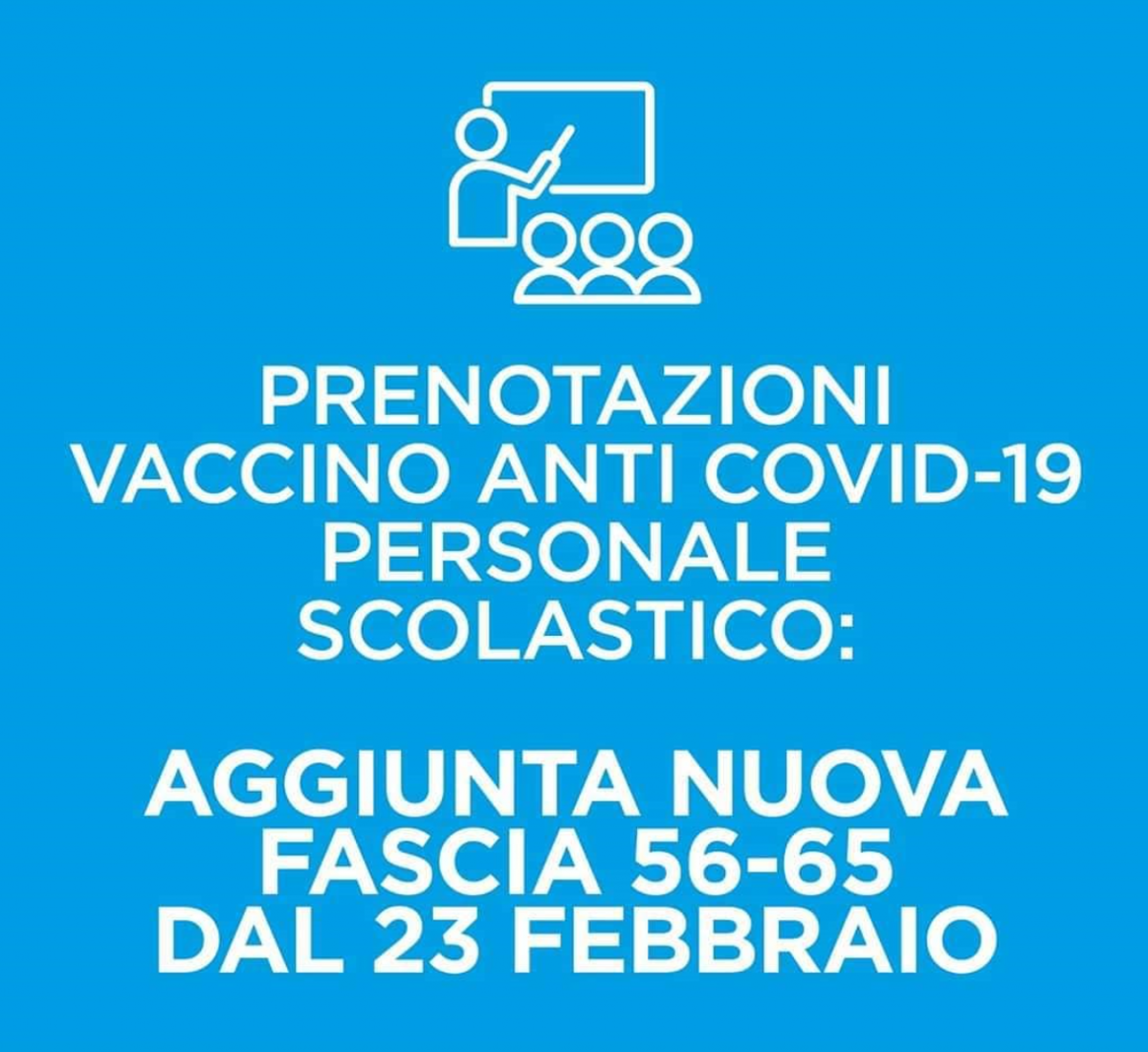Vaccino over 56